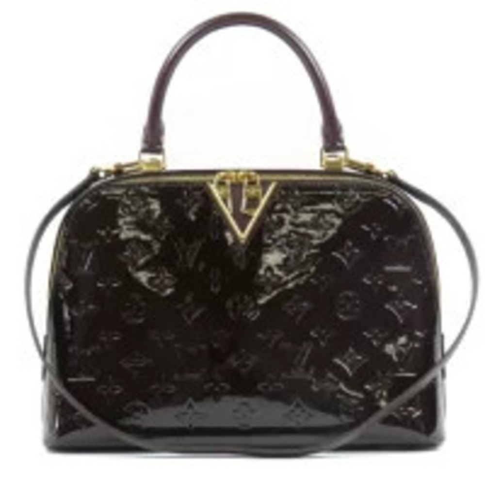 Louis Vuitton Melrose Shoulder Bag Vernis Handbag Patent Vernis Leather